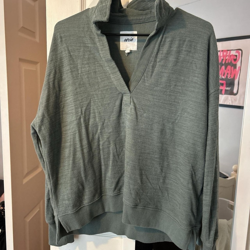 Aerie Women's Sage Cowl Neck Sweatshirt